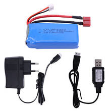 7.4V 2S 1500mAh T PLUG lipo battery 903462 with USB Charger For Wltoys 12428 12423 1:12 RC Climbing toys Car spare parts 2024 - buy cheap