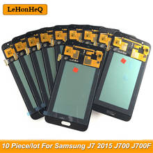 10 Piece/lot J700 Incell LCD For Samsung galaxy J7 2015 J700 J700F J700H LCD Display Touch Screen Digitizer Assembly 2024 - buy cheap