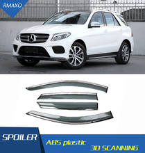 For Mercedes-benz GLE class 2016-2018 Window Visor Vent Shades Sun Rain Deflector Guard Auto Accessories 4PCS/SET 2024 - buy cheap