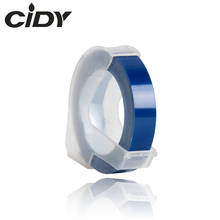 CIDY 1 Uds color azul Compatible para DYMO 1610 12965 1880 fabricante de etiquetas DYMO 3D plástico grabado Xpress etiqueta 9mm * 3m MOTEX E101 2024 - compra barato