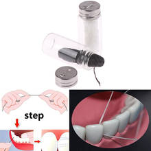 Palillo de dientes de higiene Oral, hilo Dental respetuoso con el medio ambiente, cera de limpieza Dental, carrete de hilo Dental de bambú, 30M 2024 - compra barato