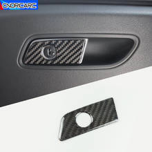 Carbon Fiber Car Co-pilot Glove Box Switch Panel Decoration Sticker Trim For Audi A6 C7 A7 2012-2018 Interior Accessories 2024 - buy cheap