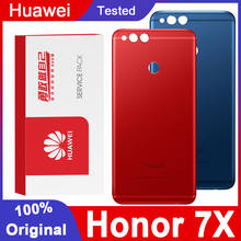 Original backhousing substituição para huaweihonor 7x capa traseira vidro da bateria com lente da câmera para huawei honor 7x capa traseira 2024 - compre barato