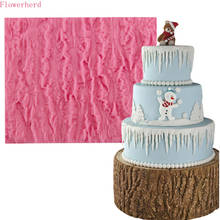 Molde de silicone com fondant textura de latido, tapete de chocolate, ferramentas de decoração de bolo, decoração de aniversário, casamento, ferramentas de bolo, molde 2024 - compre barato