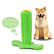 Escova de dentes de brinquedo com envio grátis, brinquedo interativo de borracha de alta qualidade para cachorros e animais de estimação 2024 - compre barato
