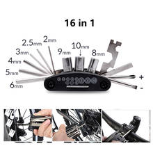 Multi-Function 15 In 1 Bike Motorcycle Mechanic Repair Tools Travel electric cars Allen Key Multi Hex Wrench Screwdriver Kits 2024 - buy cheap