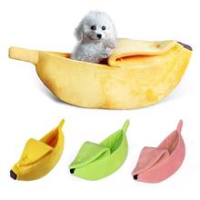 Banana Shape Pet Dog Cat Bed Mat Cozy Warm Cat Mat Beds Durable Kennel Doggy Puppy Cushion Basket Kennel Dog Cushion Cat Supplie 2024 - buy cheap