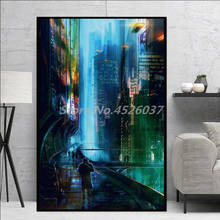 Blade runner filme posters quadros em tela imagem modular para sala de estar na parede decoração da sua casa 2024 - compre barato