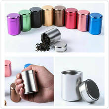 1pcs 70ml Small Metal Aluminum Sealed Cans Portable Travel Tea Caddy Airtight Smell Proof Container Stash Jar 2024 - buy cheap