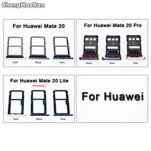 ChengHaoRan Para Huawei Companheiro 20/Companheiro 20 Pro/Mate20 Lite Maimang 7 Micro SIM Card Titular Slot Da Bandeja adaptadores de Substituição 2024 - compre barato