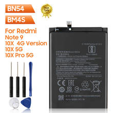 Batería de repuesto BM4S para Xiaomi Redmi 10X, 5G, 10X Pro, 5G, 4520mAh, BN54, Redmi Note 9, Note 9, Redmi 10X, 4G 2024 - compra barato