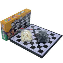 Juego de ajedrez magnético plegable para niños, juego de mesa portátil de plástico, ajedrez Internacional, 1 Juego 2024 - compra barato