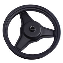 Rueda de llanta delantera/trasera de alta resistencia para motocicleta Yamaha PW50, color negro 2024 - compra barato