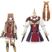 2020 10PCS Anime Tate no Yuusha no Nariagari Cosplay Costumes Raphtalia Costume for Women Cosplay Costume Full Sets and wigs 2024 - buy cheap