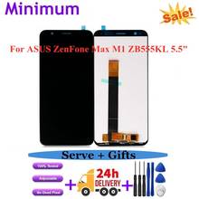 Для ASUS ZenFone Max M1 ZB555KL 5,5 "ЖК-дисплей кодирующий преобразователь сенсорного экрана в сборе запасные части для Asus ZB555KL X00PD lcd s 2024 - купить недорого