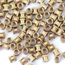 Brass Thread Insert Nut M3*4*4 MM Copper Inserts Injection Nut Embedded Parts Copper Knurl Nut 200pcs/lot 2024 - buy cheap