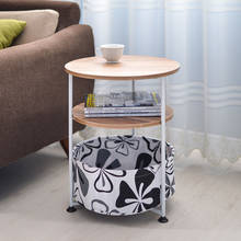 Simall tea table fashion modern living room corner sofa side table Movable telephone coffee table round bedside desk mx10181605 2024 - buy cheap