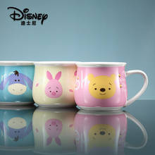300ml Disney Winnie the Pooh Cartoon Water Cup Coffee Milk Tea Breakfast Ceramic Mug Home Office Collection Cups Festival Gifts 2024 - buy cheap