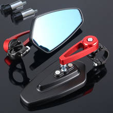 Motorcycle Universal CNC 7/8" 22mm Rearview Handle bar ends Mirrors For kawasaki versys 650 z650 vulcan 500 z1000 2008 ninja 650 2024 - buy cheap