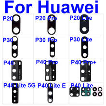 2PCS Back Glass Lens Sticker For Huawei P20 P30 P40 Lite E 5G Rear Camera Lens For Hauwei P20 30 40 Pro + Glass Lens Adhensive 2024 - buy cheap