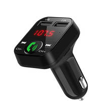 Car Handsfree Wireless Bluetooth-compatible Kit FM Transmitter LCD Car MP3 Player USB Charger FM Modulator Car Accessories 2024 - buy cheap
