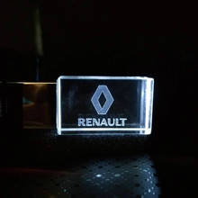 usb2.0 metal crystal Renault car key model USB Flash Drive External 4G 8GB 16GB 32GB 128GB precious stone pen drive special gift 2024 - buy cheap