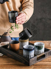В японском стиле Керамика Чай чашки, Eleant фарфор Чай посуда, Кофе Стекло чашки, посуда для вина, Чай комплект кружка 2024 - купить недорого
