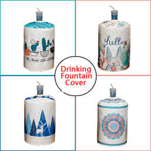 Cotton Linen Printing Cloth Art Drinking Cover Fountains Barrels Water Dispenser Dust Household  Protector Case 2024 - buy cheap