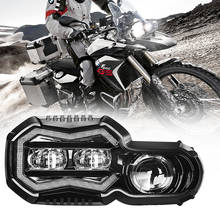 Faro LED para motocicleta, proyector para BMW F650GS, F700GS, F800GS, F800R Adventure 2024 - compra barato