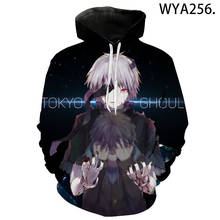 Comic Cartoon Tokyo Ghoul Sweatshirts 3D Printed Pullover Long Sleeve Men Women Children Hoodies Fashion Casual All-match Coat 2024 - buy cheap