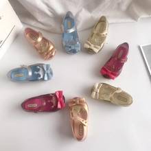 Mini DD 2022 Jelly Sandals Party Dance Shoes Crown Sandals Girl Fish Mouth Princess Sandals Comfortable Melissa  SH19109 2024 - buy cheap