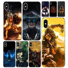 Mortal kombat telefone capa para iphone 13 12 11 pro 7 8 6s plus + x xs max xr 5 5S se moda arte tpu coque escudo capa 2024 - compre barato