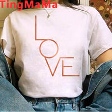 Camiseta geométrica Harajuku para mujer, remera con estampado de amor, Camisetas estampadas de estilo geométrico, Tops Unisex para mujer 2021 2024 - compra barato