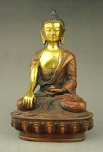 Tibet Brass Buddhist Temple Shakyamuni Joss Sakyamuni Buddha Bowl Statue 2024 - buy cheap