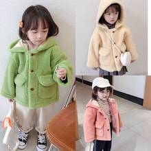 Fuzzy Hooded Thicken Winter Spring Girls Dresses School Teenagers Toddler Outwear Children Clothes Long Sleeve High Quality 2024 - buy cheap