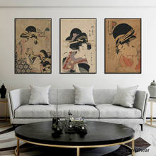 Japanese Traditional Ladies Posters And Prints Wall Art Canvas Painting Ukiyoe Wall Pictures For Living Room Home Decor 2024 - buy cheap