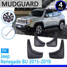 Guarda-lamas para jeep renegade bu, acessórios 2015 2016 2017 2018 para carro, peças de reposição de para-lamas 2024 - compre barato