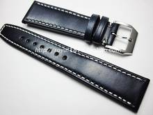 Pulseira de couro genuíno para relógio, pulseira artesanal vintage de couro de bezerro com 21mm 20mm 22mm, pulseira de alta qualidade 2024 - compre barato