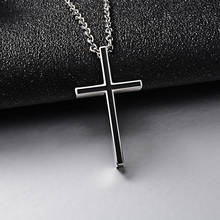 Necklaces for women cross necklace chain on the neck men's stainless steel fashion long necklace for men black jewelry wholesale 2024 - buy cheap