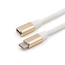 1 м USB 3,1 Type C штекер-гнездо Удлинительный кабель провод для передачи данных видео удлинитель шнур 2024 - купить недорого