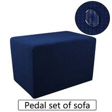 Флисовый спандекс Чехол для стула для ног Пыленепроницаемый Чехол для ног пылезащитный чехол для дивана Чехлы для ног 2024 - купить недорого