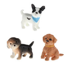 1/12 Miniature Dog Statue Figure Mini Dollhouse Accessories for 1/6 Doll 2024 - buy cheap