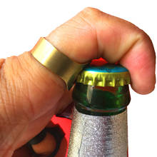 1 шт. 22 мм мини-открывалка для бутылок из нержавеющей стали открывалка для бутылок в форме кольца открывающая Крышка для пива Кухонные гаджеты Инструменты для бара 2024 - купить недорого