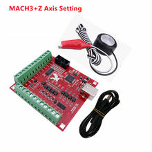 mach3 usb card CNC interface plate breakout board 4 axis interface driver motion controller driver board cnc z axis setting 2024 - buy cheap