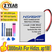 Top Brand 100% New 3800mAh Battery for Hidizs. ap100 player AP100 Batteries + free tools 2024 - buy cheap