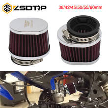 Воздушный фильтр ZSDTRP для мотоцикла, 38 42 45 50 55 60 мм, для PWK 21/24/26/28/30/32/33/34/35 2024 - купить недорого