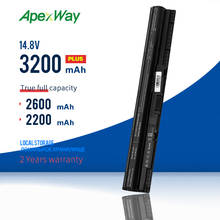 2200mAh 14.4V Laptop Battery For Dell K185W M5Y1K WKRJ2 GXVJ3 HD4J0 For Dell Inspiron 3451 3551 5455 5458 5555 series 2024 - buy cheap