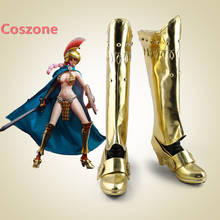 One Piece Rebecca Golden Cosplay Shoes Boots Halloween Carnival Cosplay Costume Accessories 2024 - buy cheap