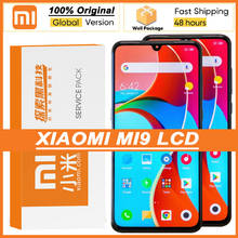 10 шт. оригинальный 6,39 "Amoled дисплей с рамкой для XiaoMi Mi 9 M1902F1G сенсорный экран дигитайзер для MI9 ЖК-дисплей запасные части 2024 - купить недорого