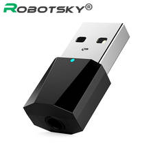 Robotsky X1 Mini usb Bluetooth Receiver Stereo Bluetooth Audio Receive Converter Bluetooth Adapter For Car Music Audio Aux Kit 2024 - buy cheap